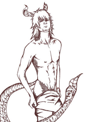 Dragon!Caim (Drag-on Dragoon)